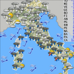 Previsioni del tempo: arriva la neve in mezza Italia